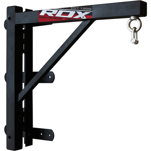 RDX X4 BLACK 2FT FOLDING PUNCH BAG WALL BRACKET-2